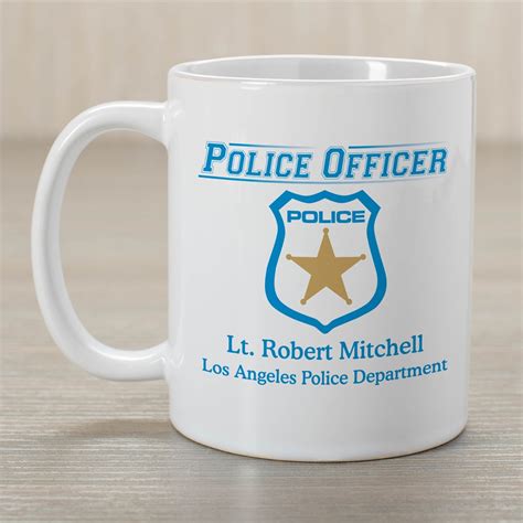 Personalized Police Officer Coffee Mug Giftsforyounow