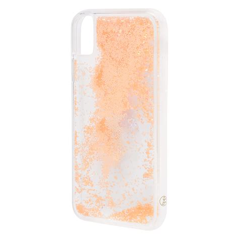 iPhone XR Glitter Case - Fluro Orange - Fone Express