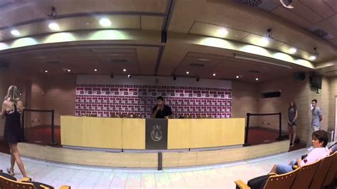 Real Madrid Stadium Press Conference Room Me With The Press Youtube