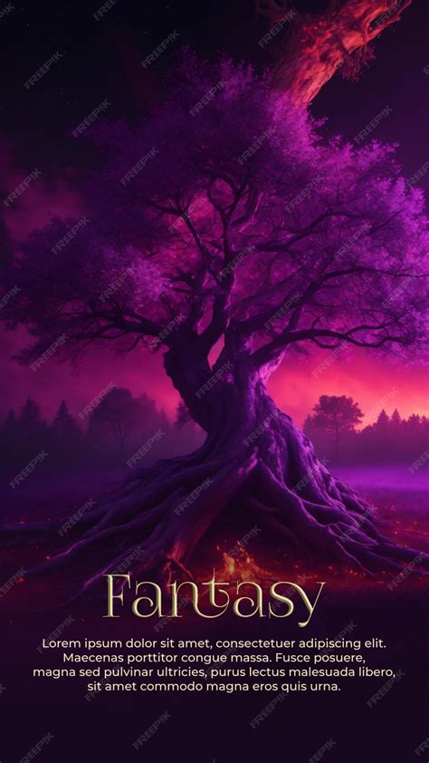 Premium Psd Poster Template With Fantasy Theme