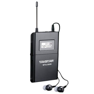 Jual TAKSTAR WTG 500 TOUR GUIDE SYSTEM WIRELESS TRANSMITTER RECEIVER