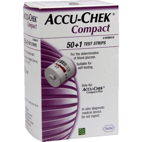 Accu Chek Compact Plus Blood Glucose Test Strips PharmaServe