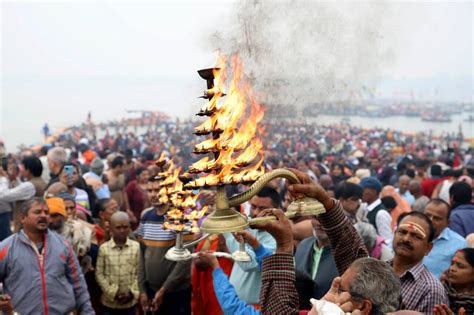 Devotees Throng Holy Ghats For Kartik Purnima Snan Celebrate Dev