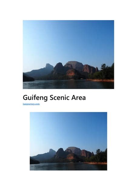 Guifeng Scenic Area Pdf