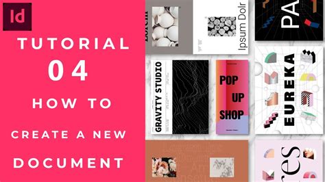 How To Create A New Document Adobe Indesign Tutorial For Beginners