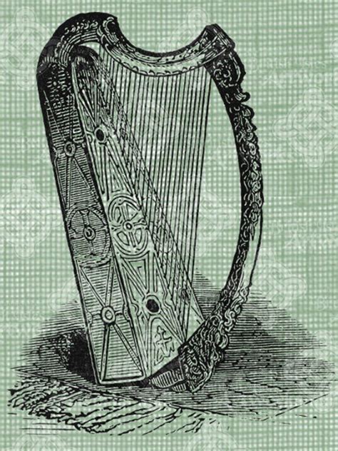 Celtic Harp Drawing At Explore Collection Of