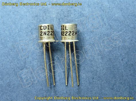 Semiconductor 2n2222a 2n 2222a Transistor Silicon Npn 40v 08a