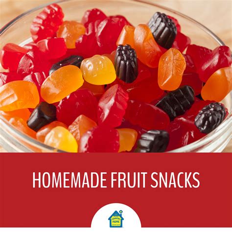 Homemade Fruit Snacks - Country Home Learning Center