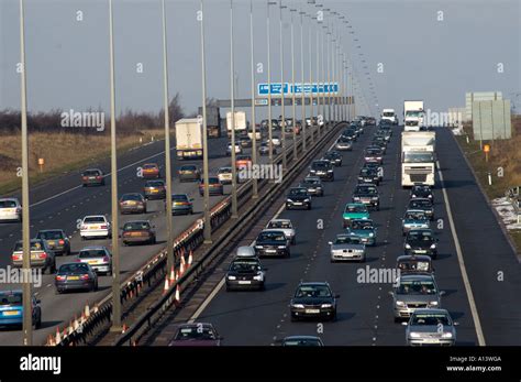 M1 Motorway Bedfordshire Uk Stock Photo Alamy