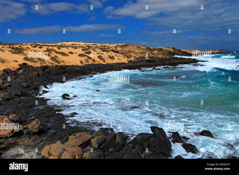 Fuerteventura Landscape Canary Islands Spain Stock Photo Alamy