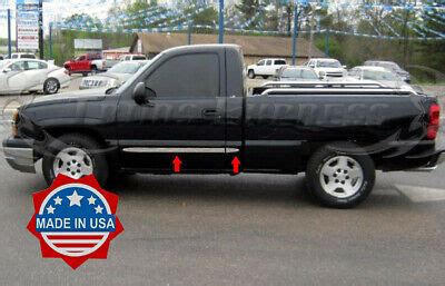 Chevy Silverado Regular Cab Flat Pc Body Side Molding Trim