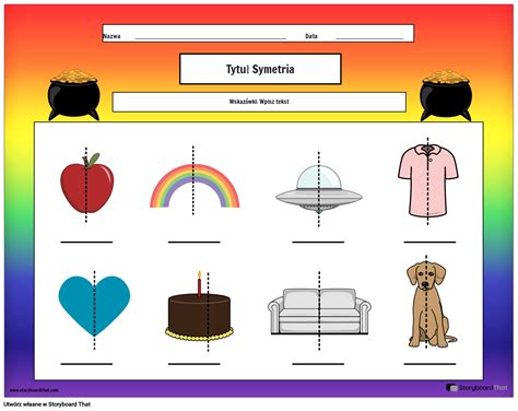 Arkusz Symetrii T Czy Storyboard Por Pl Examples