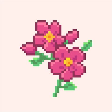 Flower Pixel Art Easy Best Flower Site