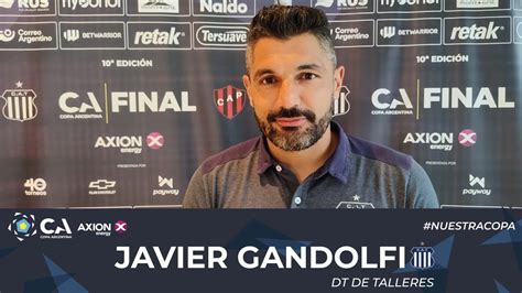 Javier Gandolfi Dt De Talleres Youtube