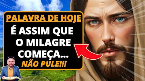 DEUS DIZ não duvide MENSAGEM DE DEUS HOJE Não Ignore Jesus