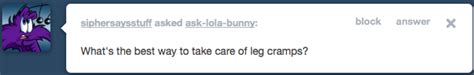 #leg-cramps on Tumblr