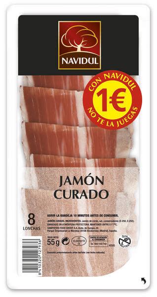 Embutidos Y Jamon Serrano Envasado Envasado Jamon Curado Navidul G