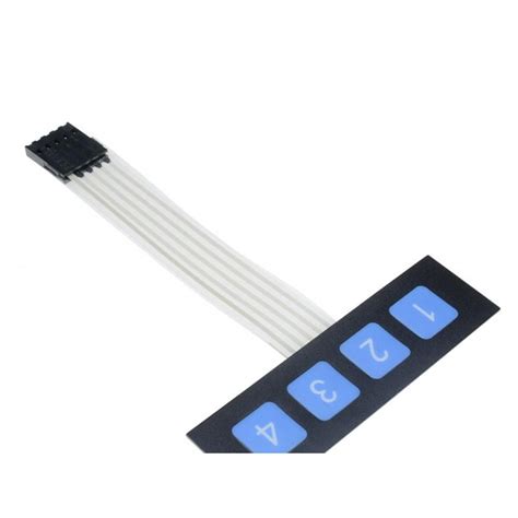 Dc 12V 1C4 Key Matrix Membrane Switch Keypad