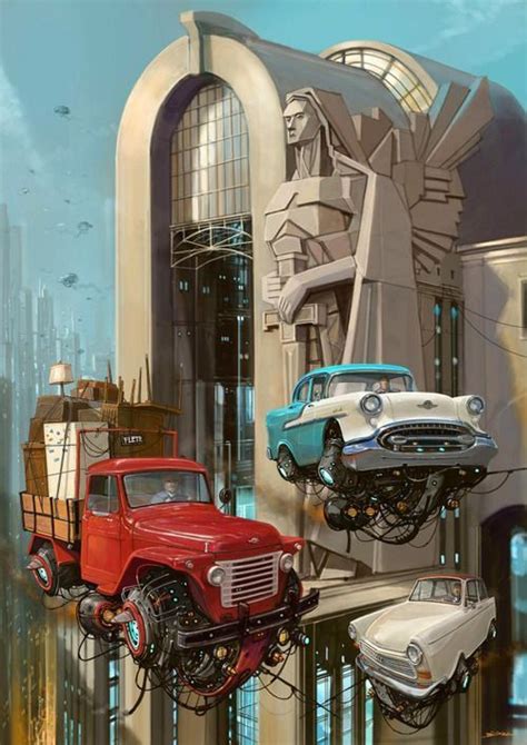 Alejandro Burdisio Retro Futurism Sci Fi Art