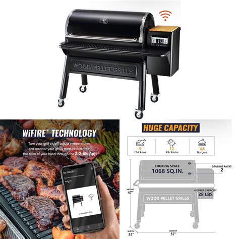 Z Grills Wood Pellet Grill And Smoker With Pid Controller Sq In