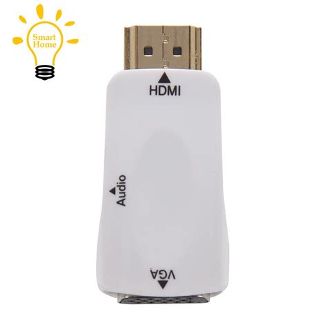 1080p Hdmi Male To Vga Female Adapter Video Converter With Audio Output