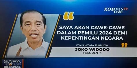 Cawe Cawe Semakin Ngetrend Jelang Pemilu Serentak Begini Cara Jokowi