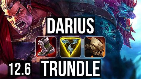 Darius Vs Trundle Top Rank Darius Solo Kills M Mastery