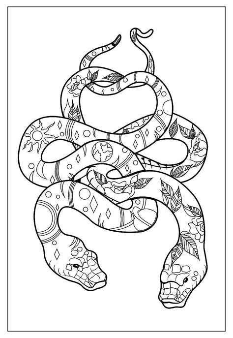 Desenhos De Cobra Para Colorir E Pintar Tudo Para Colorir