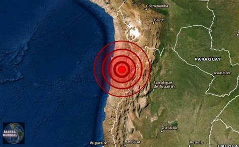 Sismo Fuerte Se Registra En Antofagasta Hace Minutos