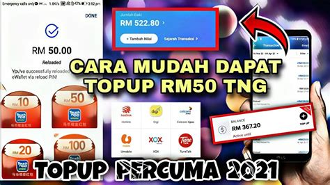 TOPUP PERCUMA 2021 APLIKASI TOPUP FREE RM50 YANG RAMAI TAK TAHU