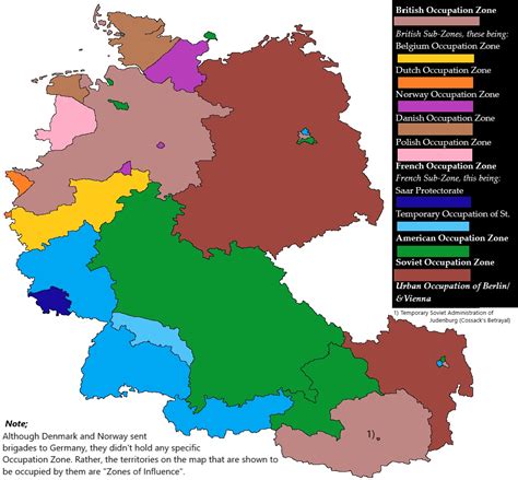Strefy Okupacyjne Niemiec W 1945 Roku