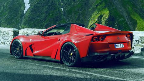 Novitec N Largo Ferrari 812 GTS Revealed Drop Top GT Gains Power And