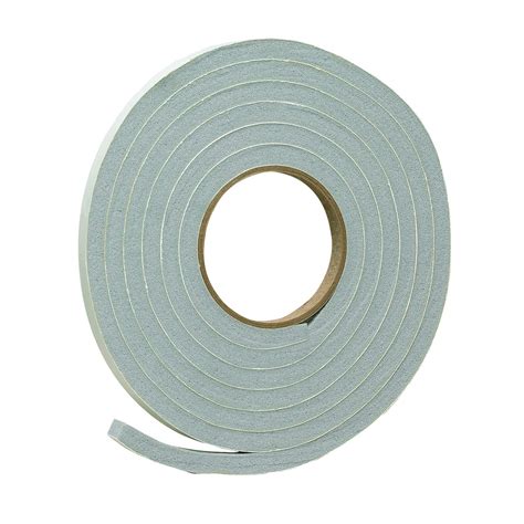 38 X 316 X 10 White High Density Rubber Foam Weatherstrip