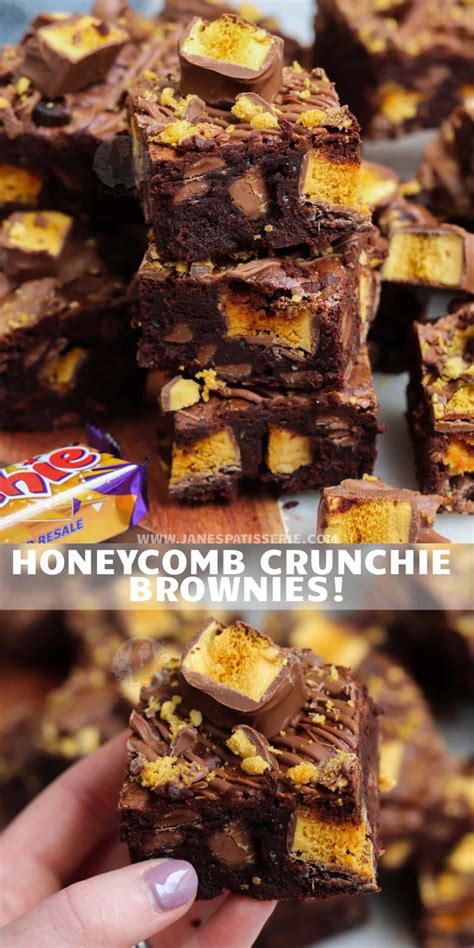 Honeycomb Crunchie Brownies Jane S Patisserie