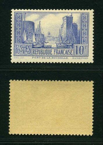 France Stamp Timbre Yvert B Port De La Rochelle Neuf Xx Luxe