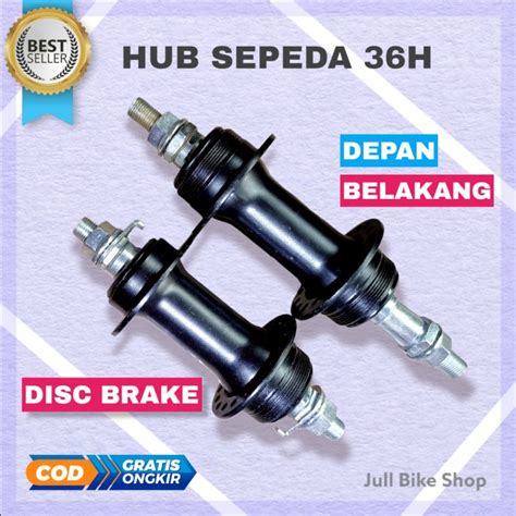 Jual Hub Sepeda H Lipat Mtb Hitam Freehub Bos Double Drat Depan