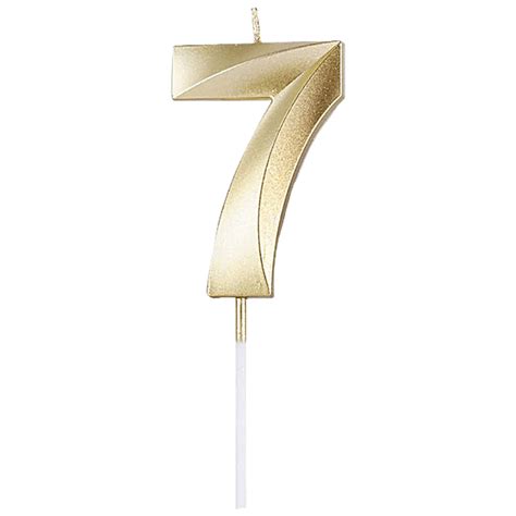 Buy Cherishx Numerical 7 Birthday Candle For Cake Decorations