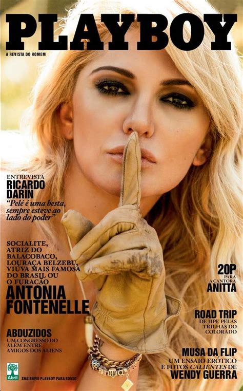 Ant Nia Fontenelle Nua Na Revista Playboy Em Julho De