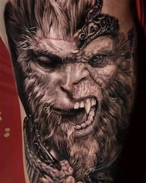 Top Realistic Monkey Tattoos In Cdgdbentre