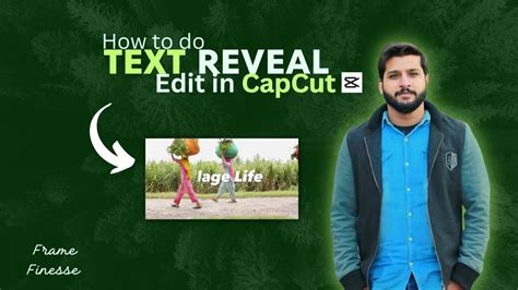 Text Reveal Capcut Tutorial Text Behind The Object In The Background