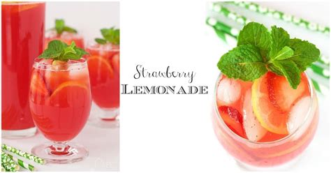 Easy, Refreshing, Strawberry Lemonade - The Café Sucre Farine