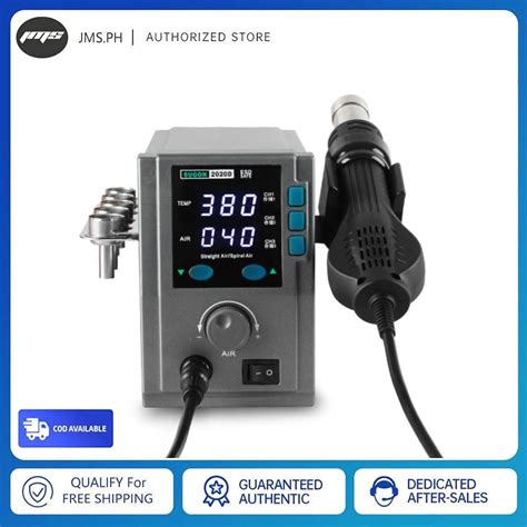 SuGon D W Hot Air Gun Soldering Station Lead Free Rework Station Pcb Chip Repa Shopee