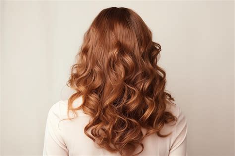 Premium Photo Beautiful Curls Hair Style