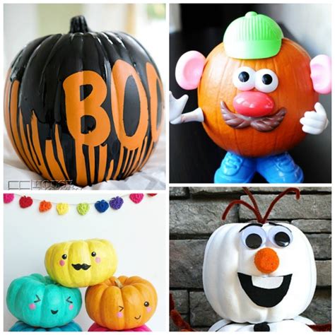 No Carve Pumpkin Painting Ideas For Kids