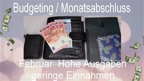 Budgeting Mit Der Umschlagmethode I Monatsabschluss Februar Ein