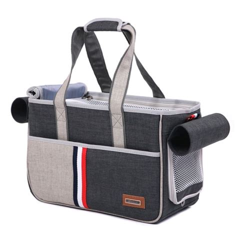 Buy 2 Pack Dodopet Pet Carrier Oxford Cloth Shoulder Bag Grey Mydeal