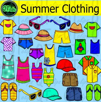 Summer clothing by QT clips | TPT