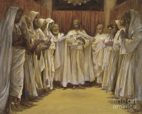 Christ With The Twelve Apostles Painting By Tissot Pixels