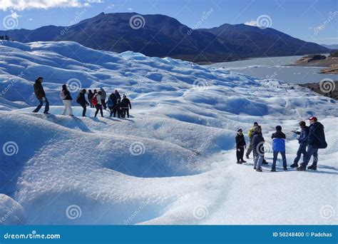 Glacier Trekking in Patagonia Editorial Image - Image of backpack, mountain: 50248400