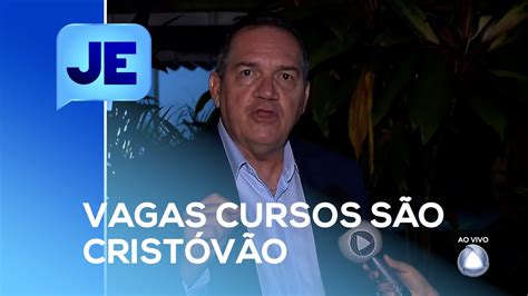 São Cristóvão está inscrições abertas para cursos